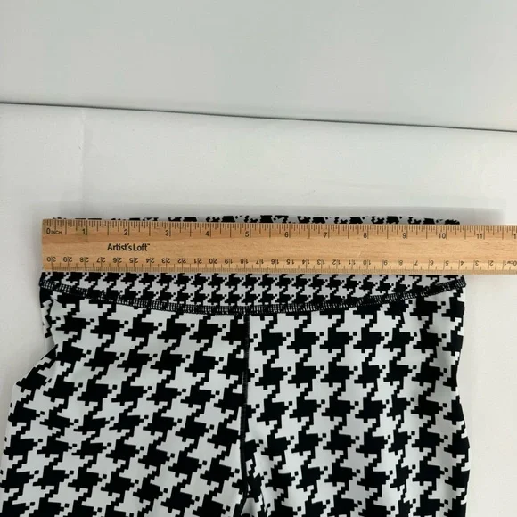 NWT adidas Ivy Park Big Girls Nina Tights Houndstooth Size S black White New - Picture 14 of 16